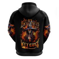 Witch Skull Hoodie It's Hocus Pocus Time Witches - Wonder Print Shop