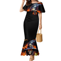 Witch Skull Mermaid Dress It's Hocus Pocus Time Witches - Wonder Print Shop