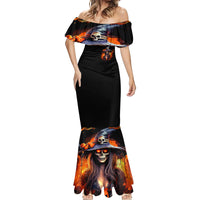Witch Skull Mermaid Dress It's Hocus Pocus Time Witches - Wonder Print Shop