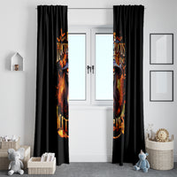 Witch Skull Window Curtain It's Hocus Pocus Time Witches - Wonder Print Shop