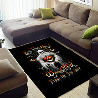 Ghost Halloween Area Rug It's The Most Wonderfull Time Of The Year - Wonder Print Shop