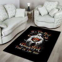 Ghost Halloween Area Rug It's The Most Wonderfull Time Of The Year - Wonder Print Shop