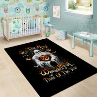 Ghost Halloween Area Rug It's The Most Wonderfull Time Of The Year - Wonder Print Shop