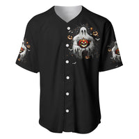 Ghost Halloween Baseball Jersey It's The Most Wonderfull Time Of The Year - Wonder Print Shop