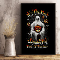 Ghost Halloween Canvas Wall Art It's The Most Wonderfull Time Of The Year - Wonder Print Shop