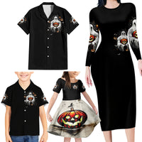 Ghost Halloween Family Matching Long Sleeve Bodycon Dress and Hawaiian Shirt It's The Most Wonderfull Time Of The Year - Wonder Print Shop