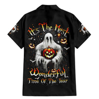 Ghost Halloween Family Matching Mermaid Dress and Hawaiian Shirt It's The Most Wonderfull Time Of The Year - Wonder Print Shop