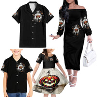 Ghost Halloween Family Matching Off Shoulder Long Sleeve Dress and Hawaiian Shirt It's The Most Wonderfull Time Of The Year - Wonder Print Shop