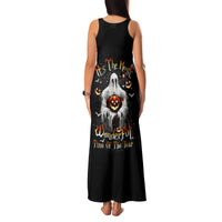 Ghost Halloween Family Matching Tank Maxi Dress and Hawaiian Shirt It's The Most Wonderfull Time Of The Year - Wonder Print Shop