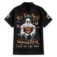 Ghost Halloween Hawaiian Shirt It's The Most Wonderfull Time Of The Year - Wonder Print Shop
