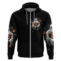 Ghost Halloween Hoodie It's The Most Wonderfull Time Of The Year - Wonder Print Shop