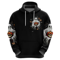 Ghost Halloween Hoodie It's The Most Wonderfull Time Of The Year - Wonder Print Shop