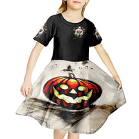 Ghost Halloween Kid Short Sleeve Dress It's The Most Wonderfull Time Of The Year - Wonder Print Shop