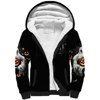 Ghost Halloween Sherpa Hoodie It's The Most Wonderfull Time Of The Year - Wonder Print Shop