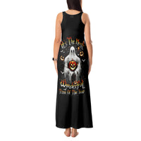 Ghost Halloween Tank Maxi Dress It's The Most Wonderfull Time Of The Year - Wonder Print Shop
