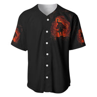 Jack O Lantern Skull Baseball Jersey Hello Darkness My Old Friend - Wonder Print Shop