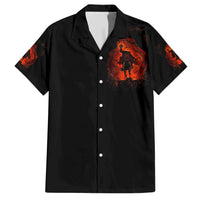 Jack O Lantern Skull Hawaiian Shirt Hello Darkness My Old Friend - Wonder Print Shop