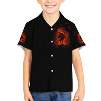 Jack O Lantern Skull Kid Hawaiian Shirt Hello Darkness My Old Friend - Wonder Print Shop