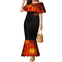 Jack O Lantern Skull Mermaid Dress Hello Darkness My Old Friend - Wonder Print Shop