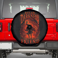 Jack O Lantern Skull Spare Tire Cover Hello Darkness My Old Friend - Wonder Print Shop