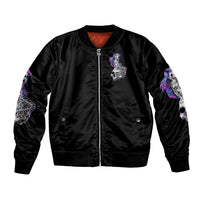 Mermaid Skull Bomber Jacket The Little Mermaid - Wonder Print Shop