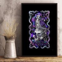 Mermaid Skull Canvas Wall Art The Little Mermaid - Wonder Print Shop