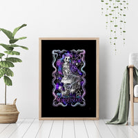 Mermaid Skull Canvas Wall Art The Little Mermaid - Wonder Print Shop