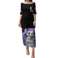 Mermaid Skull Family Matching Puletasi Dress and Hawaiian Shirt The Little Mermaid - Wonder Print Shop