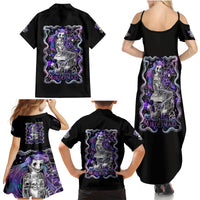 Mermaid Skull Family Matching Summer Maxi Dress and Hawaiian Shirt The Little Mermaid - Wonder Print Shop