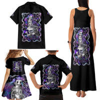 Mermaid Skull Family Matching Tank Maxi Dress and Hawaiian Shirt The Little Mermaid - Wonder Print Shop