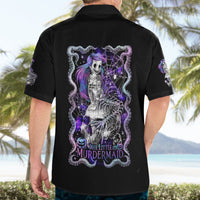 Mermaid Skull Hawaiian Shirt The Little Mermaid - Wonder Print Shop