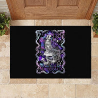 Mermaid Skull Rubber Doormat The Little Mermaid - Wonder Print Shop