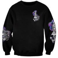 Mermaid Skull Sweatshirt The Little Mermaid - Wonder Print Shop