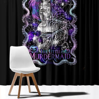 Mermaid Skull Window Curtain The Little Mermaid - Wonder Print Shop