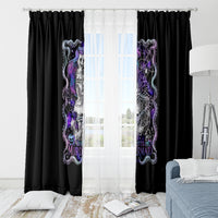 Mermaid Skull Window Curtain The Little Mermaid - Wonder Print Shop