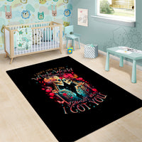 Couple Skull Area Rug I Don't Care If The Whole World Is Against Us - Wonder Print Shop