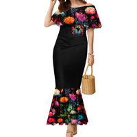 Couple Skull Mermaid Dress I Don't Care If The Whole World Is Against Us - Wonder Print Shop