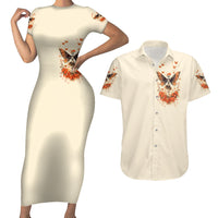 Fairy Skull Couples Matching Short Sleeve Bodycon Dress and Hawaiian Shirt Next Life I Want To Be The Karma Fairy - Wonder Print Shop