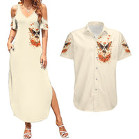 Fairy Skull Couples Matching Summer Maxi Dress and Hawaiian Shirt Next Life I Want To Be The Karma Fairy - Wonder Print Shop