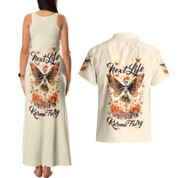 Fairy Skull Couples Matching Tank Maxi Dress and Hawaiian Shirt Next Life I Want To Be The Karma Fairy - Wonder Print Shop
