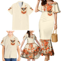 Fairy Skull Family Matching Mermaid Dress and Hawaiian Shirt Next Life I Want To Be The Karma Fairy - Wonder Print Shop