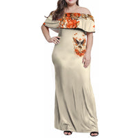 Fairy Skull Family Matching Off Shoulder Maxi Dress and Hawaiian Shirt Next Life I Want To Be The Karma Fairy - Wonder Print Shop