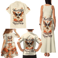 Fairy Skull Family Matching Tank Maxi Dress and Hawaiian Shirt Next Life I Want To Be The Karma Fairy - Wonder Print Shop