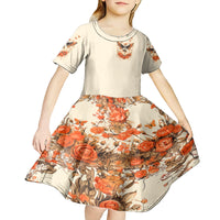 Fairy Skull Kid Short Sleeve Dress Next Life I Want To Be The Karma Fairy - Wonder Print Shop