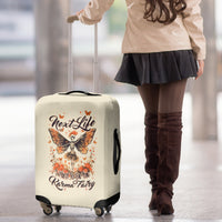 Fairy Skull Luggage Cover Next Life I Want To Be The Karma Fairy - Wonder Print Shop