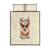 Fairy Skull Quilt Bed Set Next Life I Want To Be The Karma Fairy - Wonder Print Shop