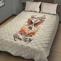 Fairy Skull Quilt Bed Set Next Life I Want To Be The Karma Fairy - Wonder Print Shop