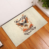 Fairy Skull Rubber Doormat Next Life I Want To Be The Karma Fairy - Wonder Print Shop