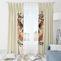Fairy Skull Window Curtain Next Life I Want To Be The Karma Fairy - Wonder Print Shop