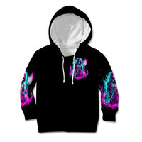 Flame Witch Skull Kid Hoodie I'm An Odd Combination Of Sweet And Don't Mess With Me - Wonder Print Shop